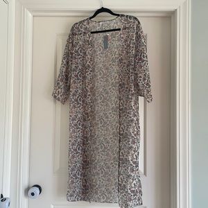 NWT Floral Duster- Brand: Baileys Blossoms